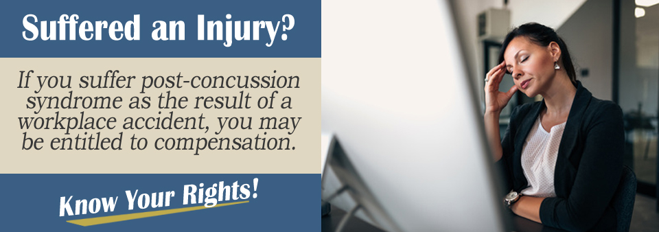 Can I get workers' compensation for post-concussion syndrome?